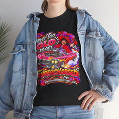 Ladies Never Too Old To Get Supercharged Pink Cadilac