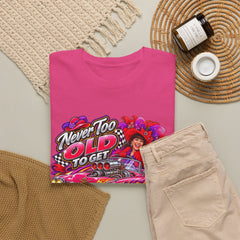 Ladies Never Too Old To Get Supercharged Pink Cadilac