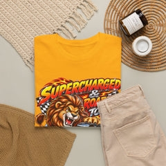 Supercharged Roaring To Go Lion Racing T-Shirt