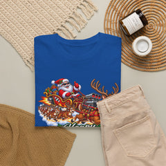 Happy Supercharged Holidays Christmas Reindeer Graphic Tee