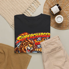 Supercharged Roaring To Go Lion Racing T-Shirt