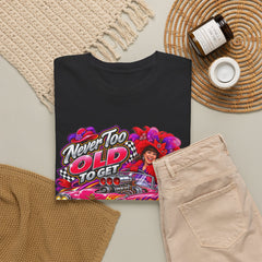 Ladies Never Too Old To Get Supercharged Pink Cadilac
