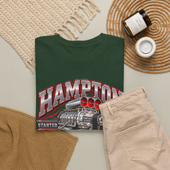 Hampton Blowers Classic Modern Vintage Car Racing T-Shirt