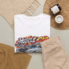 Muscle Car “Ride Fast, Live Loud” Graphic T-Shirt