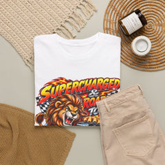 Supercharged Roaring To Go Lion Racing T-Shirt