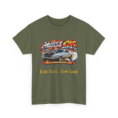 Muscle Car “Ride Fast, Live Loud” Graphic T-Shirt