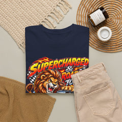 Supercharged Roaring To Go Lion Racing T-Shirt