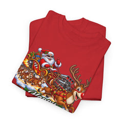 Happy Supercharged Holidays Christmas Reindeer Graphic Tee