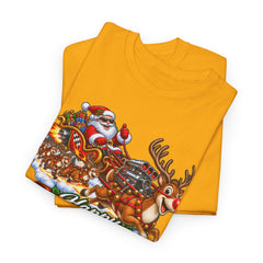 Happy Supercharged Holidays Christmas Reindeer Graphic Tee