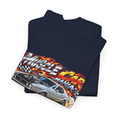 Muscle Car “Ride Fast, Live Loud” Graphic T-Shirt