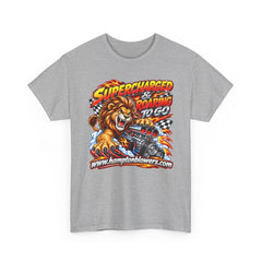 Supercharged Roaring To Go Lion Racing T-Shirt
