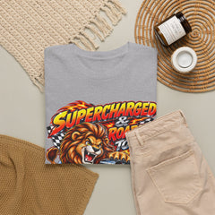 Supercharged Roaring To Go Lion Racing T-Shirt