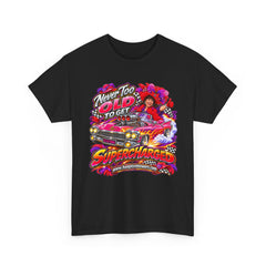 Ladies Never Too Old To Get Supercharged Pink Cadilac