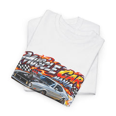 Muscle Car “Ride Fast, Live Loud” Graphic T-Shirt