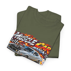 Muscle Car “Ride Fast, Live Loud” Graphic T-Shirt
