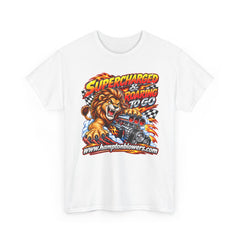 Supercharged Roaring To Go Lion Racing T-Shirt
