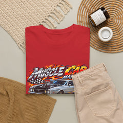 Muscle Car “Ride Fast, Live Loud” Graphic T-Shirt