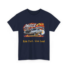 Muscle Car “Ride Fast, Live Loud” Graphic T-Shirt