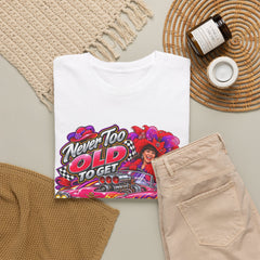 Ladies Never Too Old To Get Supercharged Pink Cadilac