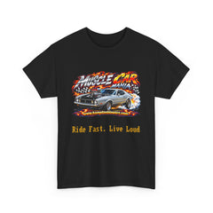 Muscle Car “Ride Fast, Live Loud” Graphic T-Shirt