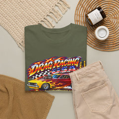 Drag Racing Classic Car Graphic Tee