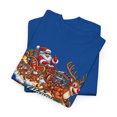 Happy Supercharged Holidays Christmas Reindeer Graphic Tee