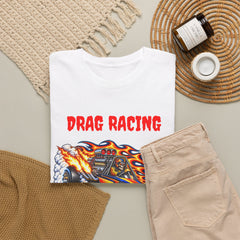 Skeleton Drag Racer “I Feel It in My Bones” T-Shirt